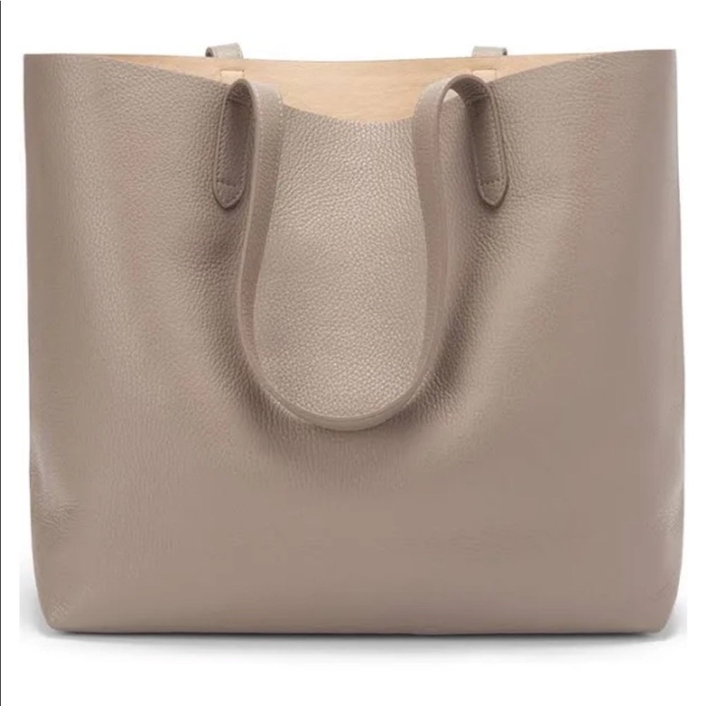 Cuyana Classic Structured Tote - stone